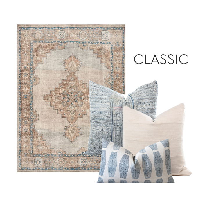 Becki Owens Pillow and Rug Combinations