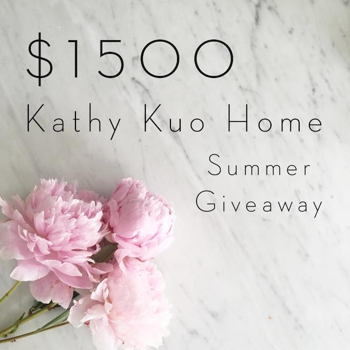 Kathy Kuo Home $1500 Giveaway
