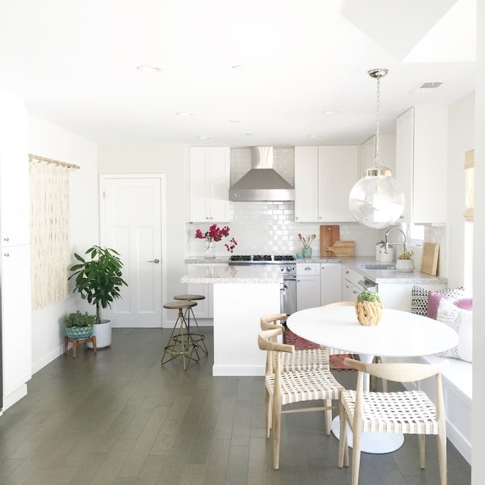 Family-Friendly Bohemian Eclectic Kitchen