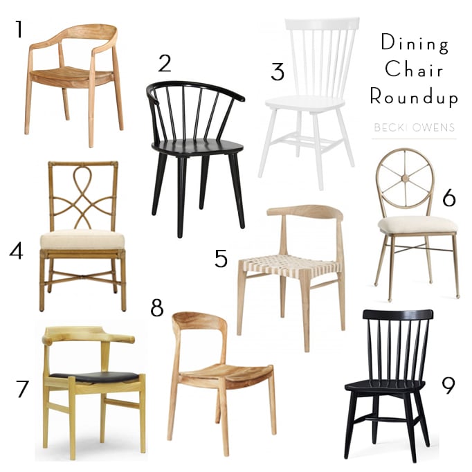 Dining Chair Roundup