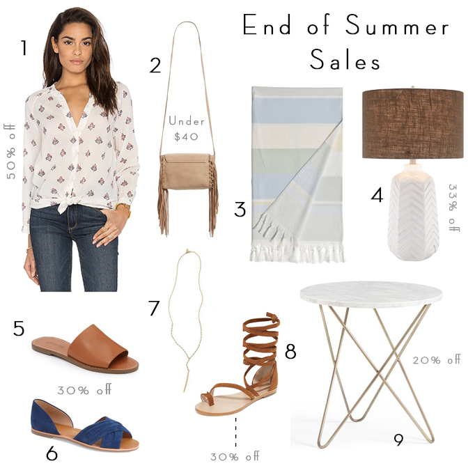 End of Summer Sales