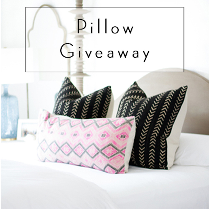 Boho Pillow Giveaway
