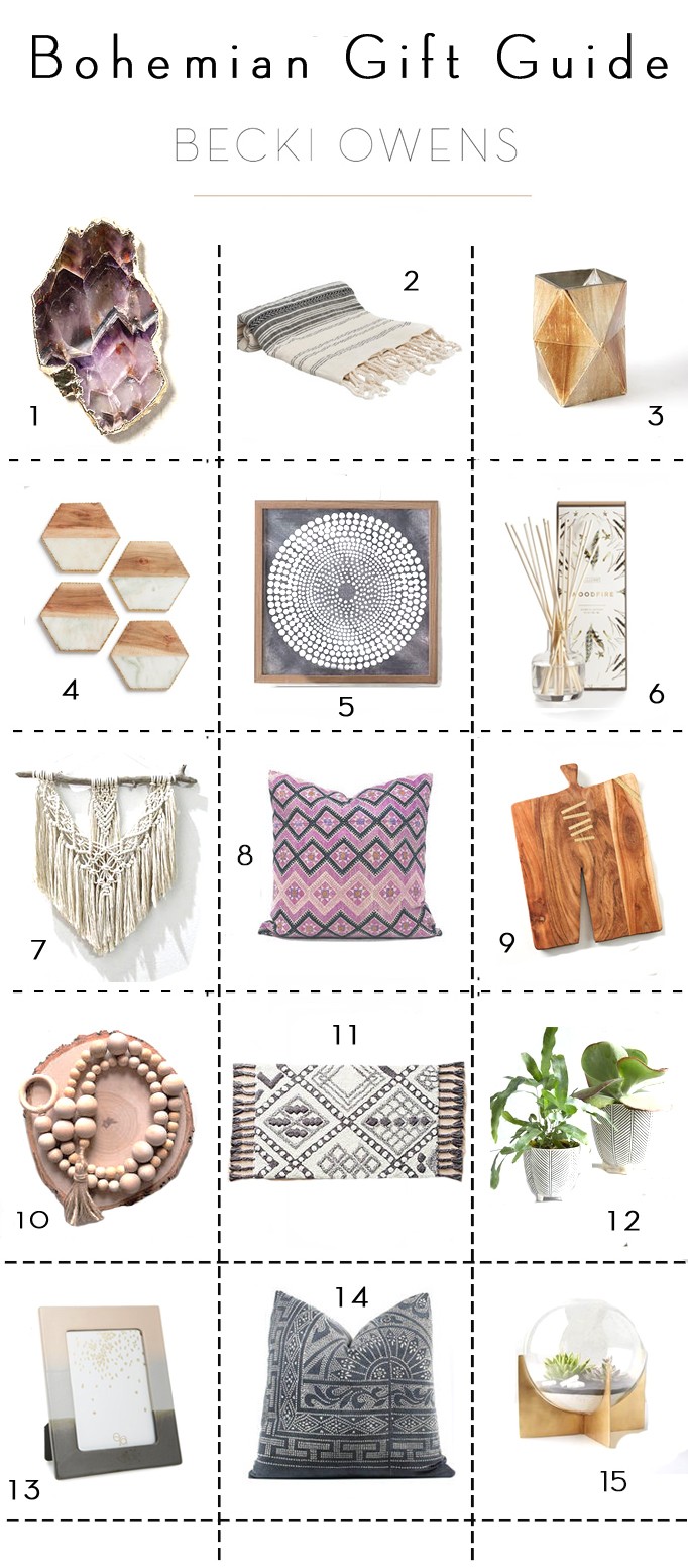 Gifts for the Bohemian At Heart