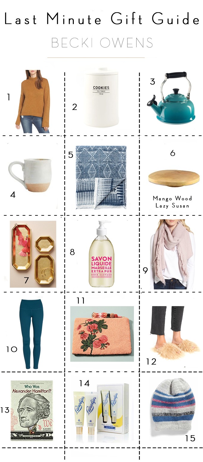 Our Last Minute Gift Guide
