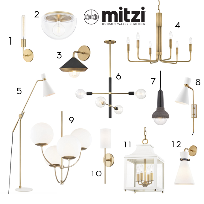 The Mitzi Lighting We Are Using In Our Projects + Giveaway