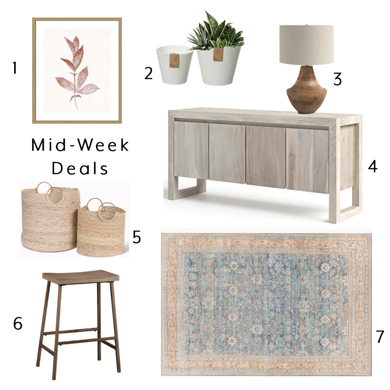 7 Mid-Week Decor Deals