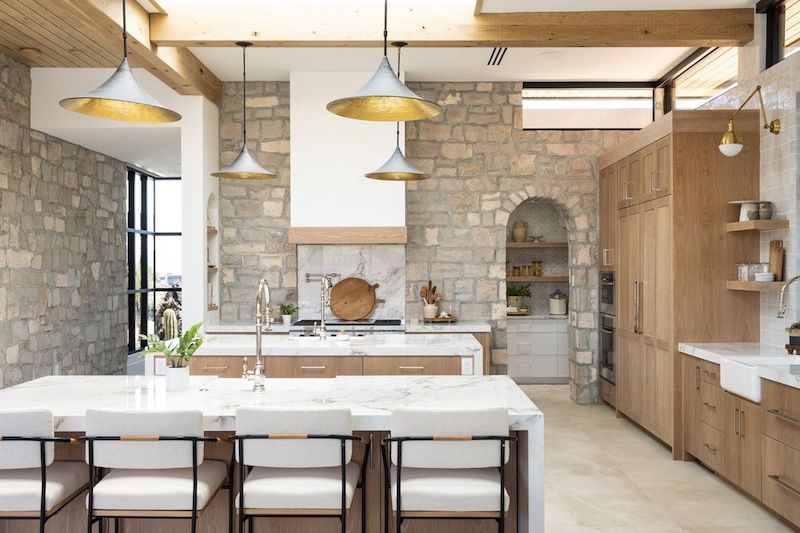 Project Reveal: The Rustic Modern Kitchen of View Point Custom - Becki ...
